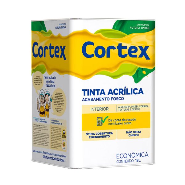 Tinta Acrílica Fosca Cortex