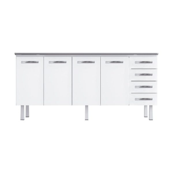 GABINETE DE AÇO HOME BRANCO