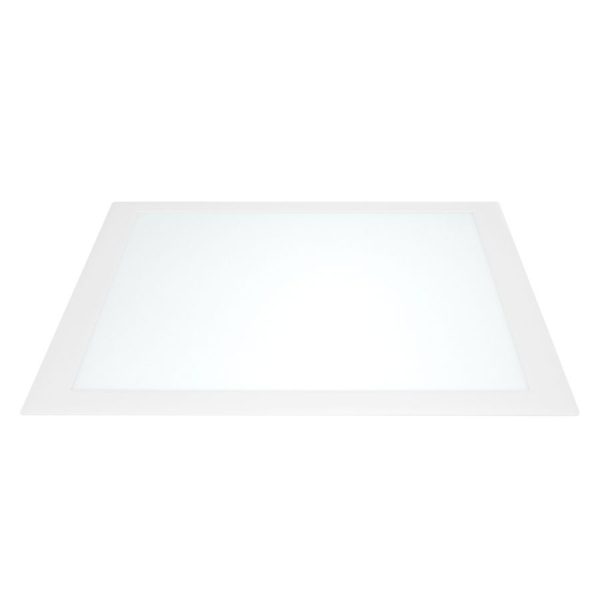 Painel Backlight LED Embutir Quadrado Alumínio 32W 6.500K - Branco