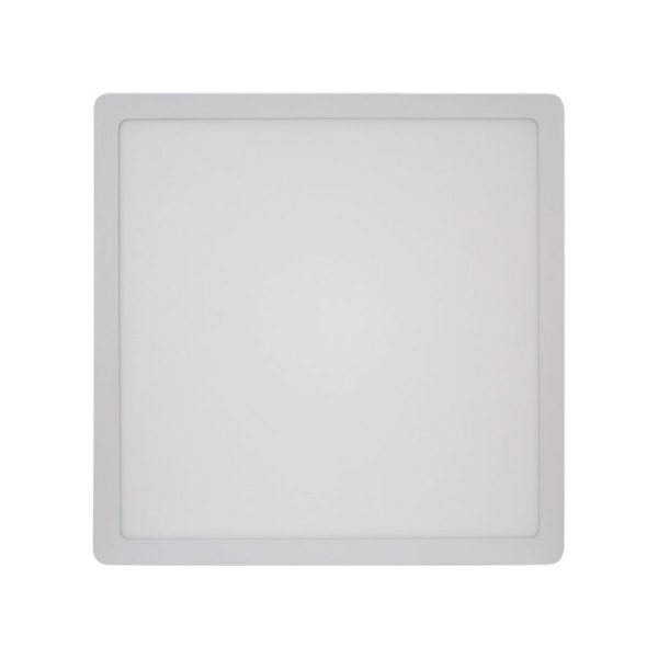 Painel LED Sobrepor Quadrado Alumínio 24W 6.500K - Branco