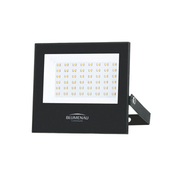 Refletor LED Play 50W Alumínio Bivolt IP66 3.000K