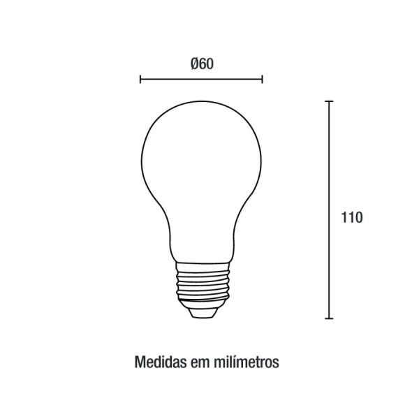 Lâmpada LED A60 12W 1050Lm - 6.500K - Image 2